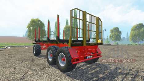 Fliegl timber trailer v2.4 para Farming Simulator 2015