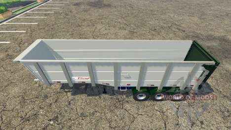 Tipper semi-trailer Fliegl para Farming Simulator 2015