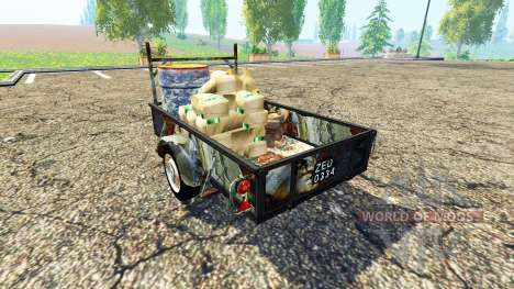 Solo el servicio de los ejes del remolque para Farming Simulator 2015