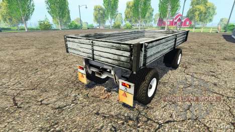 Remolque de cama plana-camión para Farming Simulator 2015