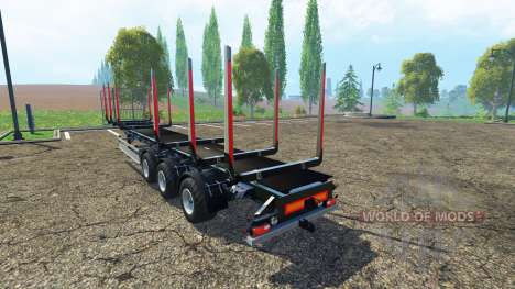 Semi-remolque Fliegl timber v2.0 para Farming Simulator 2015