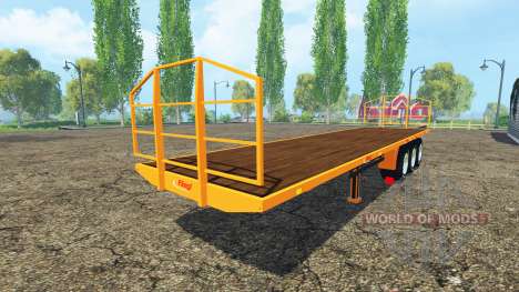 Semi-remolque-Fliegl plataforma para Farming Simulator 2015