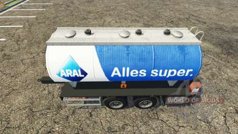Combustible remolque de Aral para Farming Simulator 2015