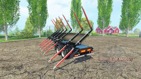 La madera Fliegl semi remolque v1.5 para Farming Simulator 2015
