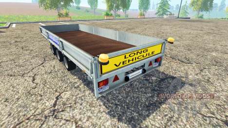 Ifor Williams TB long vehicule para Farming Simulator 2015
