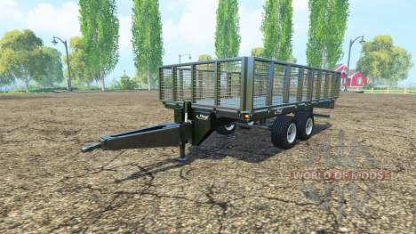 Flatbed trailer Fliegl para Farming Simulator 2015