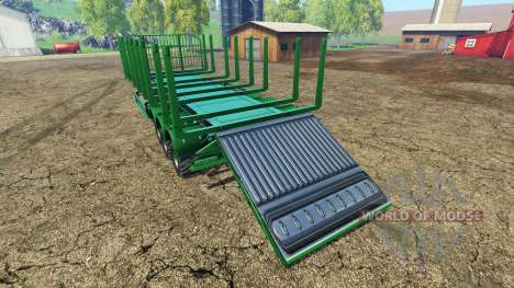 Un gran semi-remolque de madera para Farming Simulator 2015