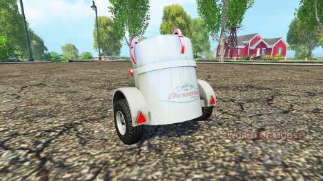 Remolque con tanque de leche para Farming Simulator 2015