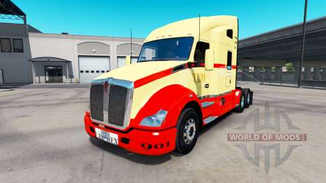 La piel en TLM tractor Kenworth T680 para American Truck Simulator