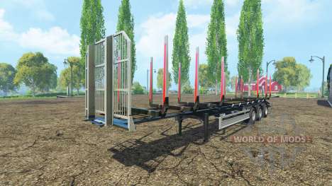 Semi-remolque Fliegl timber v2.0 para Farming Simulator 2015