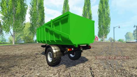 Pequeño remolque de camión de la v1.1 para Farming Simulator 2015