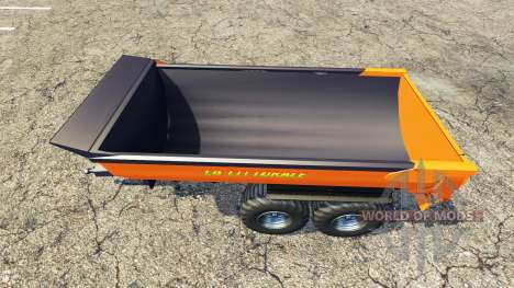 Tipper trailer orange para Farming Simulator 2015