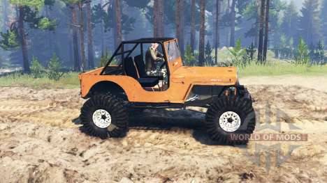 Jeep Willys M38 CJ2A crawler para Spin Tires