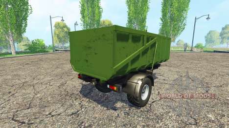 Pequeño remolque de camión de la v1.2 para Farming Simulator 2015