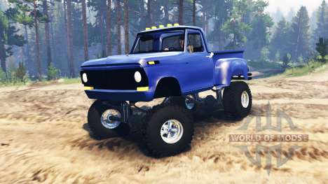 Ford F-100 1968 StepSide para Spin Tires