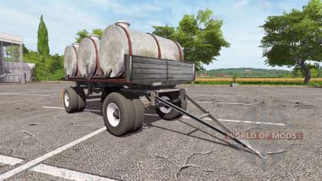 Remolque con barriles para Farming Simulator 2017