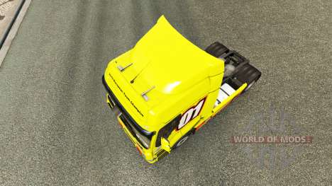 Racing Amarillo de la piel para Renault Premium  para Euro Truck Simulator 2