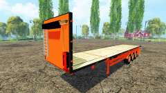 El semirremolque de plataforma Colas para Farming Simulator 2015