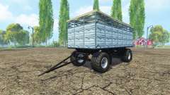 Remolque para el transporte de ganado v2.0 para Farming Simulator 2015