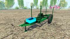 Rústico de madera remolque para Farming Simulator 2015