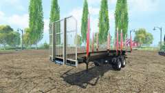 Semi-remolque Fliegl timber para Farming Simulator 2015