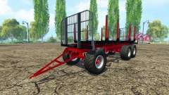 Timber trailer Fliegl para Farming Simulator 2015
