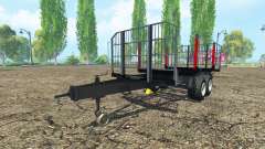 La madera remolque BRANTNER para Farming Simulator 2015
