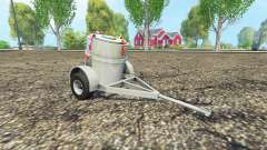 Remolque con tanque de leche para Farming Simulator 2015