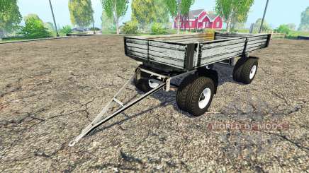 Remolque de cama plana-camión para Farming Simulator 2015