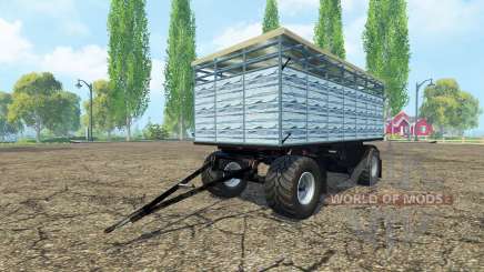 Remolque para el transporte de ganado para Farming Simulator 2015