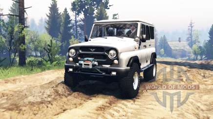 UAZ hunter 315195 v2.0 para Spin Tires