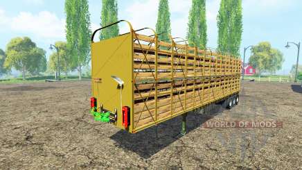 Semirremolque-ganado portador de estados UNIDOS v1.0 para Farming Simulator 2015