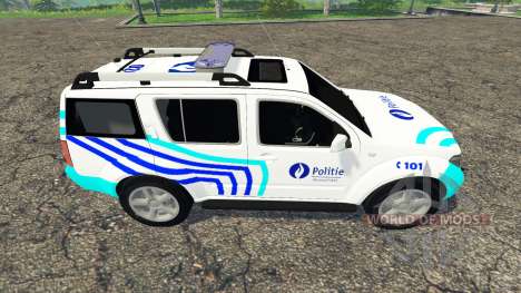 Nissan Pathfinder (R51) Belgian Local Police para Farming Simulator 2015