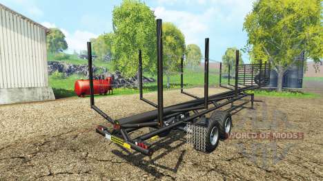 Semi-remolque de madera para Farming Simulator 2015