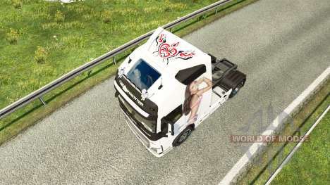 Antonia de la piel para camiones Volvo para Euro Truck Simulator 2