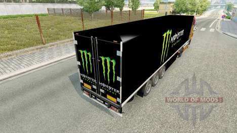 La piel de Monster Energy para la semi para Euro Truck Simulator 2