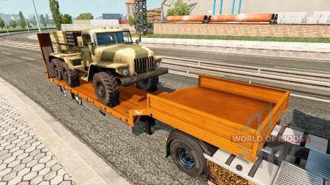 Semi llevar equipo militar v1.7 para Euro Truck Simulator 2