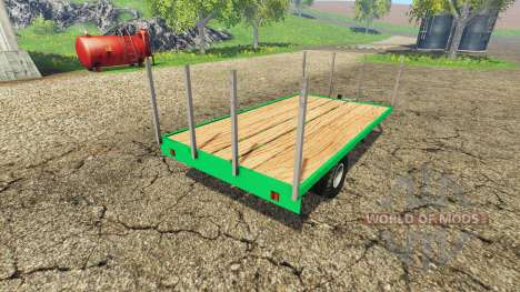 Remolque para las pequeñas balas v2.0 para Farming Simulator 2015
