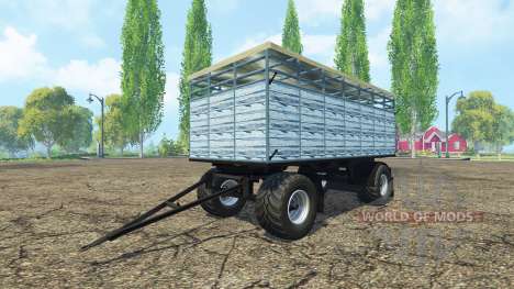 Remolque para el transporte de ganado v3.0 para Farming Simulator 2015