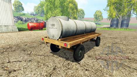 Remolque con tanque de para Farming Simulator 2015