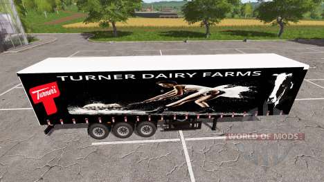 Cortina semi-remolque Fruehauf para Farming Simulator 2017