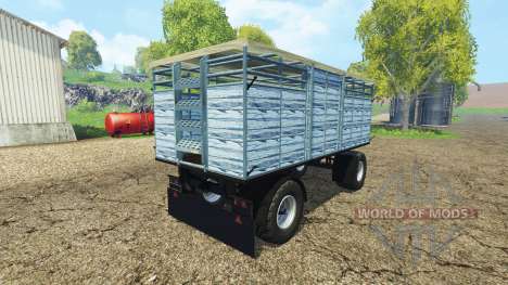 Remolque para el transporte de ganado v3.0 para Farming Simulator 2015