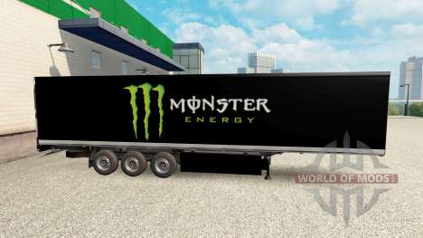 La piel de Monster Energy para la semi para Euro Truck Simulator 2