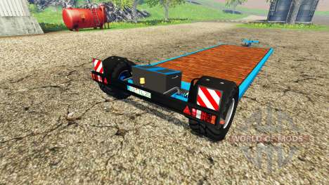 Low platform trailer v3.0 para Farming Simulator 2015