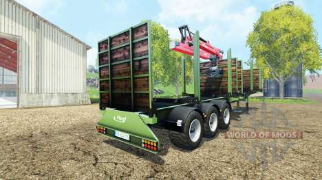 Timber trailer Fliegl para Farming Simulator 2015