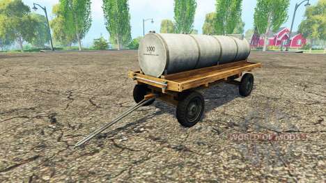Remolque con tanque de v1.1 para Farming Simulator 2015