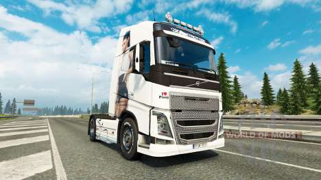 Antonia de la piel para camiones Volvo para Euro Truck Simulator 2