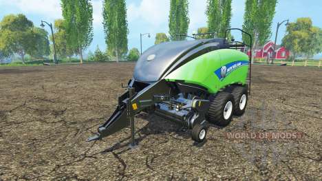 New Holland BigBaler 1290 gras bale v4.0 para Farming Simulator 2015