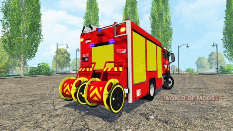 MAN TGM Belgian Fire Department para Farming Simulator 2015