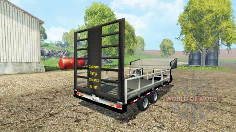 Dos ejes remolque para Farming Simulator 2015